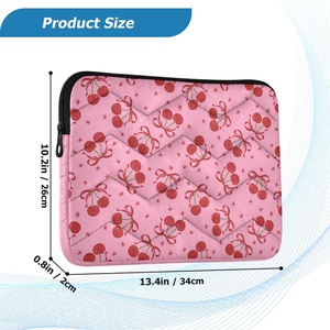 Hot Selling Portable Quilted Laptop Protective Case <b>Computer</b> Bag Waterproof Flat Zipper <b>Computer</b> Bag - Product Image 3