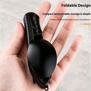 <span class=keywords><strong>Camping</strong></span> utensilio plegable multifuncional cuchara tenedor Spork abrebotellas para Picnic <span class=keywords><strong>Camping</strong></span> senderismo - Product Image 4