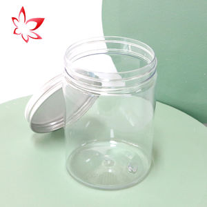 4oz 8oz Bouteille ronde en plastique pour le stockage des aliments Crème cosmétique Pot vide en plastique avec couvercle or argent - Product Image 4