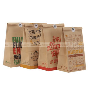 Kağıt biyobozunur çevre dostu bisküvi kraft ekmek poşeti ile pencere - Product Image 5