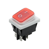 Interrupteur à bascule KCD4 12V 2 positions pour voiture, bateau, mini-rasoir électrique 6A/250V 10A/125V AC IP65 4P