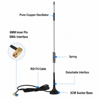 Antenne LTE 4G à petite ventouse pour distributeur automatique, base magnétique, antenne Internet des objets, antenne de communication 698-2700Mhz