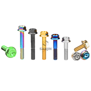 สลักเกลียว<span class=keywords><strong>ไท</strong></span>เทเนียมชุบสังกะสี M8 <span class=keywords><strong>M12</strong></span> ระยะห่างเกลียว 1.25/1.5 มม. หัวหกเหลี่ยม คุณภาพสูง ทนการกัดกร่อน สลักเกลียวมอเตอร์ไซค์แบบกำหนดเอง - Product Image 3