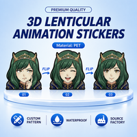 Oferta Especial: Adhesivos Holográficos 3D para Autos, Personalizables con Logotipos de Anime, para Eventos Promocionales y Regalos Empresariales