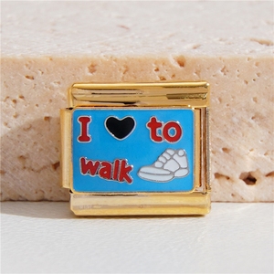 Charm in Acciaio Inossidabile Impermeabile e Antiossidante di Tendenza per Creazione Gioielli Fai da Te, Bracciale Charm Italiano di <span class=keywords><strong>Alta</strong></span> Qualità - Product Image 4