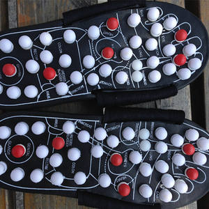 Zapatillas de masaje de pies giratorias superiores ajustables Unisex con logotipo personalizado zapatillas de masaje de acupuntura para salud y bienestar - Product Image 3