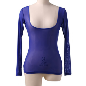 Hauts de <span class=keywords><strong>danse</strong></span> du ventre pour femmes à manches longues en maille transparente - Product Image 6