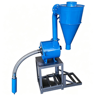 Broyeur de maïs et de blé, moulin à farine, machine à moudre les céréales à moteur essence, broyeur d'aliments pour animaux à aspiration automatique
