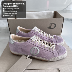 Nouvelles baskets de luxe en daim vieilli pour hommes et femmes – Chaussures de sport et de skate de haute qualité - Product Image 1