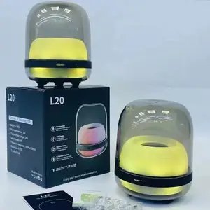 Speaker AI Cerdas Dar Asli dari Pabrik, dengan Lampu LED, Tweeter Nirkabel Desktop dan Subwoofer, Mendukung FM Kartu