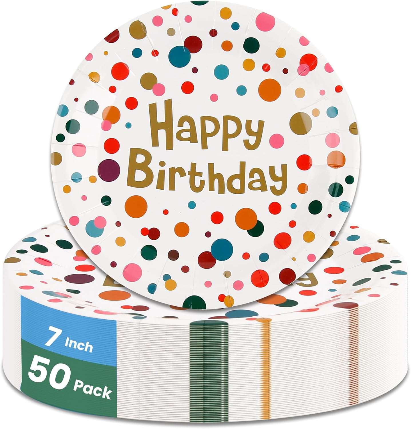 Disposable Round Uncoated Paper Plate Paper Tray Custom Paper Plates for Party