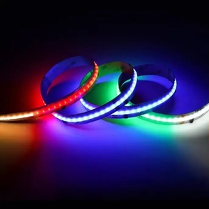 Новое поступление, 15 мм DC24V, 840 светодиодов/м, 5 в 1 RGB + CCT WS2805 IC, 14 пикселей/м, светодиодные пиксельные COB-полосы IP30 - Product Image 5