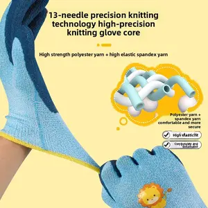 Guantes de seguridad para exteriores para niños para deportes Camping Jardinería y Tug-<span class=keywords><strong>Of</strong></span>-<span class=keywords><strong>War</strong></span> Equipo de protección de látex antideslizante resistente al desgaste - Product Image 4