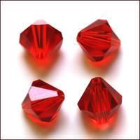 Perles en cristal naturel facettées biconiques PandaHall de 3 mm, 4 mm, 5 mm, 6 mm, 8 mm, 10 mm, couleurs mélangées, cristaux de verre pour la fabrication de bijoux