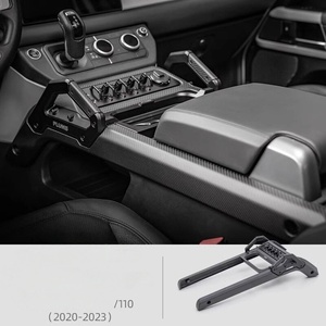 Kit complet de pièces de modification et d'amélioration pour Land <span class=keywords><strong>Rover</strong></span> Defender : Coque de clé de voiture style PLUMB modifiée, Plateforme de porte arrière, Barre de toit, Pare-chocs - Product Image 6