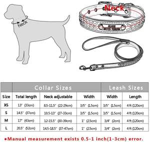 <span class=keywords><strong>Collar</strong></span> de Perro de Cuero Tejido Personalizado con Cierre Rápido, Diseño Moderno Estampado, Decoración de Plumas, Placa con Nombre Personalizada, Correa para Mascotas - Product Image 5