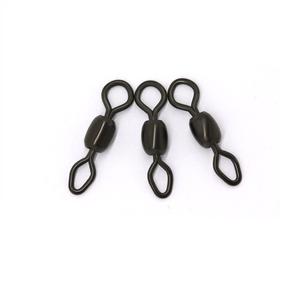 Connecteurs de pêche à lancer de haute qualité en acier inoxydable et cuivre, 100 pièces/sac, avec un seul pivot rotatif et un œil diamanté, pour la pêche à la <span class=keywords><strong>carpe</strong></span> - Product Image 3