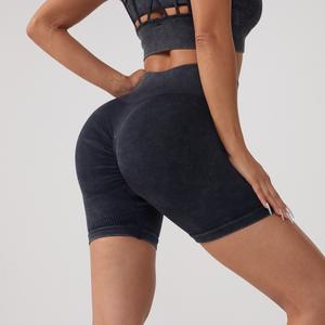 Leggings de yoga taille haute avec taille élastique, extensible dans les quatre sens, respirant, séchage rapide, 3/4 serré, motif à carreaux pour la course à pied - Product Image 6