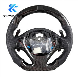 Accesorios Interiores para Automóviles Personalizados, Volante de Fibra de Carbono LED para <span class=keywords><strong>BMW</strong></span> F30 F32 F35 F10 F20 F07 F01 E46 E60 E90 M3 M4 M5 <span class=keywords><strong>M7</strong></span> - Product Image 1