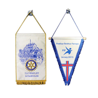 Drapeaux de fanion en tissu écologique personnalisés avec logo imprimé numériquement pour la vente en gros, guirlandes décoratives, drapeaux muraux personnalisés