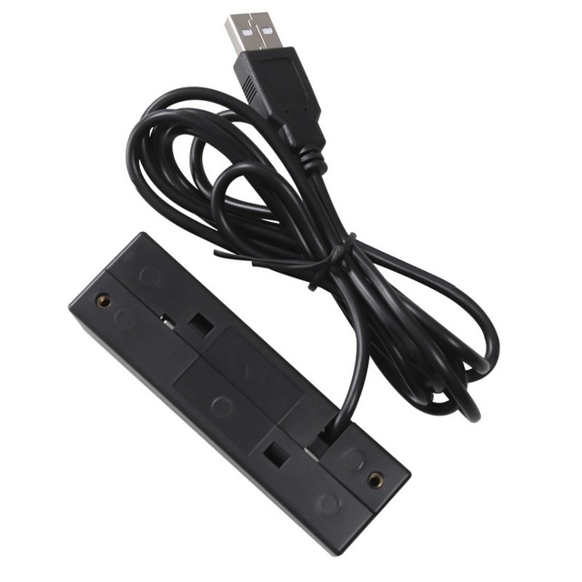 USB Three Track Bank Card Magnetic Stripe Card Reader for POS System and Bank MSR003 with ISO7810-7813 Standard