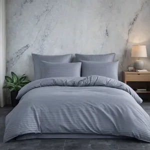 Ensemble de literie double en coton satiné Karden Flower, 4 pièces, housse de couette, drap-housse - Product Image 3