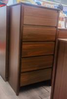Dresser Placard avec 6 Tiroirs en Bois Commode en Contreplaqué Chambre à coucher Salon Coffre Cabinet Meuble de Rangement avec Tiroirs