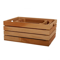 Offre Spéciale caisses de rangement en bois ménage livre bouteille de vin tri panier de rangement en bois