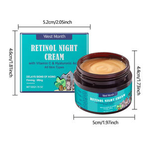 Vente en gros d'usine des produits les plus vendus : Crème hydratante pour le visage au rétinol - Crème hydratante et adoucissante pour le visage - Product Image 6