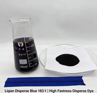 Liqian Disperse Blue 183:1 Colorant dispersé à haute résistance (CAS 68259-00-9) pour tissus en polyester et colorants textiles, force 200%