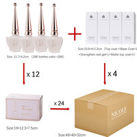 ZRKGEL Fournisseurs de produits pour ongles Nicole 15ml 288 Couleurs Tendance Semi-Permanent Sans Odeur Professionnel OEM/ODM Kit de Vernis Gel en Gros pour Salons