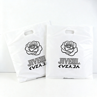 Sacs en plastique HDPE/PE personnalisés, durables, réutilisables, découpés sur mesure, longueur main, avec logo personnalisé, impression par gravure/sérigraphie mm