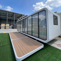 Maison Capsule Préfabriquée de Luxe Apple, Cabane Modulaire Moderne, Mini-Maison pour Hôtel, Villa, Bureau, Pod Écologique