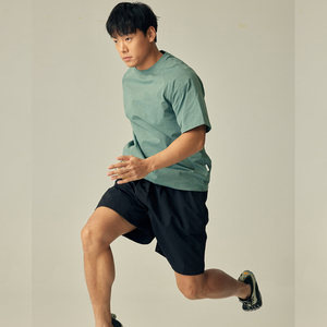 Camiseta deportiva personalizada de alta calidad para hombre, 100% de algodón, transpirable e informal, lisa de manga corta para correr, de corte holgado - Product Image 6