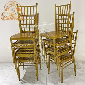 Sedia Chiavari in Ottone Stile Trono per Ricevimenti Reali, <span class=keywords><strong>Eventi</strong></span> e Sale Banchetti - Product Image 4