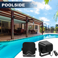 Radio marina BT impermeable, estéreo FM AM, reproductor de audio digital + 2 pares de altavoces estéreo de 4 pulgadas para ATV, UTV, carrito de golf, tractor