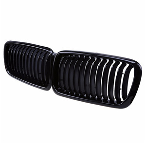 Calandre avant BMW Série 7 E38 en plastique ABS noir brillant, pièce de rechange pour pare-chocs A-E38-L - Product Image 4