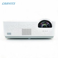 Projecteur à courte focale CAAVITS OEM 0.52 4000 Lumens WXGA DLP Smart Laser pour salles de conférence avec Android 11
