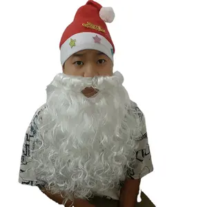 Fête de vacances barbe chapeau de Noël mâle et femelle génération parent-enfant enfants mignon coiffe décorative