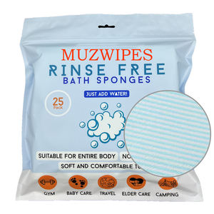 Vente chaude jetable sans rinçage entièrement corps bain éponge <span class=keywords><strong>savonneuse</strong></span> éponge de lavage - Product Image 2