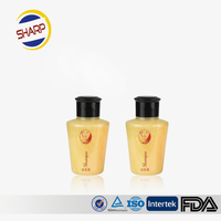 Kit d'agréments de bouteille de lotion de lavage de corps de gel douche de shampooing et d'après-shampooing d'hôtel de haute qualité