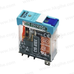 Relé de potencia en miniatura DIP, 5 pines, 24VDC, 10A, RELECO <span class=keywords><strong>DC24V</strong></span>, C10-A10X - Product Image 1