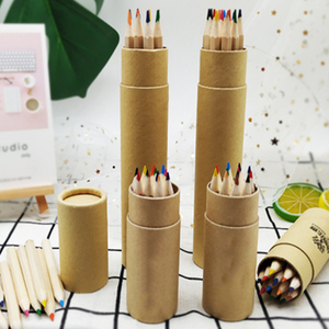 Bán Buôn Lục Giác Trẻ Em Bằng Gỗ Màu Phác Thảo Bút Chì Chất Lượng Cao Sơn Nghệ Thuật 12Pcs Bút Chì Màu Set Với Hình Trụ Hộp - Product Image 3