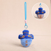 Porte-clés en peluche mignon en forme de petite épée, super doux, breloque de sac, pendentif de sac à dos, cadeau, vente en gros et au détail