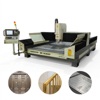 Router CNC de Alta Gama para Grabado de Paneles de Puerta de Cobre y Aluminio, Motor de Alta Potencia de 3 Ejes, Bomba de Rodamiento Único, Engranaje de Alta Productividad