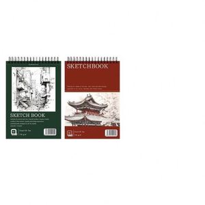 Carnet de croquis spirale personnalisé A4, épaissi, pour étudiants en art, livre d'images vierge, peinture à la gouache, crayon, 40 feuilles - Product Image 4