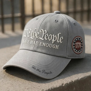 Cappellino Vintage per il 250° Anniversario degli USA con Scritta 'We the People Have Had Enough' - Product Image 6