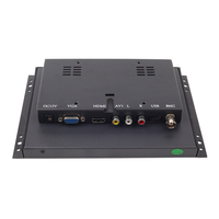Zhixianda 8 Inch 4:3 1024*768 IPS Outdoor 1000nits Open Frame Wall Mount Panel Industrial Touch Screen Monitor LCD Display.