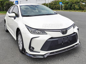 <b>For</b> Toyota Corolla 2019-2022 Body Kit Front Bumper Splitter Carbon Fiber Look Sport Style Front Bumper <b>Diffuser</b> <b>Car</b> Accessories - Product Image 2