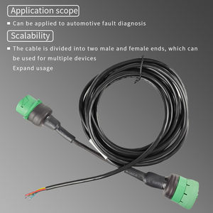 Factory Custom 9 Pin J1939 Deutsch Eld Kabel HD16-9-1939S-P080 9-polig J1939 weiblich zu J1939 männlich Diagnose Splitter Y Kabel - Product Image 3